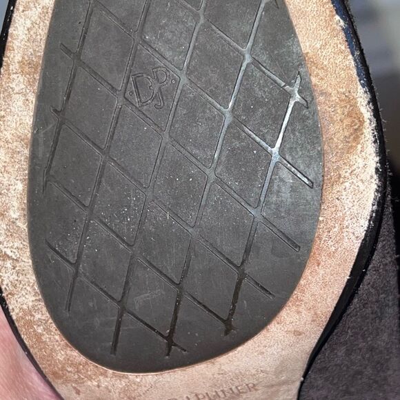 Donald Pliner Heels Over The Knee Dk Brown Suede Leather Boots Womens Sz 7.5 - Picture 7 of 11